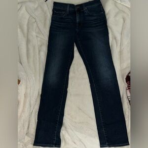 Dark Blue Thrifted Jeans